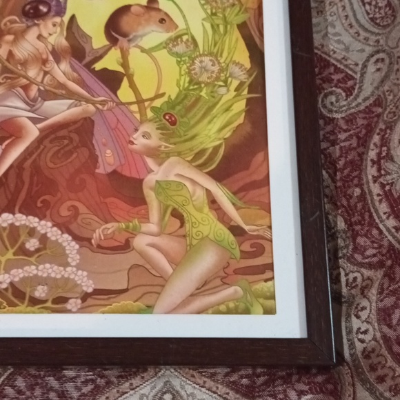 Fairies in Garden art print picture - Picture 2 of 12
